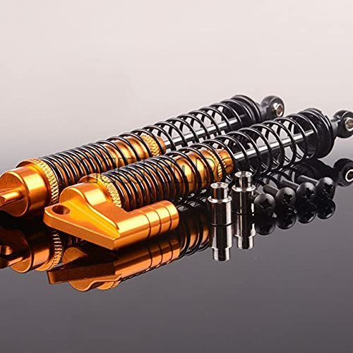 ShineBear 2P RC Rock Crawler Double Suspension Adjustable Shocks 130MM for HSP Redcat HPI - (Color: Gold)
