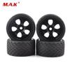 ShineBear 4pc/Set 17mm Hex 1:8 RC Monster Trucks On Road Wheels 139mm 70mm Tires for Racing Rally Cars Accessories Parts - (Color: 26412) view 2