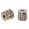 ShineBear 2Pcs 48DP 3.175mm 15T Motor Pinion Gear for RC Car Brushed Brushless Motor - (Color: 21T) view 2