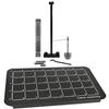 EISCO Hooke's Law Kit - Experiment Components & Base - Useful in Studying Force, Extension & Elasticity - Springs, Masses, Aluminum Rod, Ruler & Support Rod & Magnetic Base - Visual Scientifics view 1