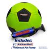 Kickerball - Curve and Swerve Soccer Ball/Football Toy - Kick Like The Pros, Great Gift for Boys and Girls - Perfect for Outdoor & Indoor Match or Game (Green) view 2
