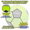 Kickerball - Curve and Swerve Soccer Ball/Football Toy - Kick Like The Pros, Great Gift for Boys and Girls - Perfect for Outdoor & Indoor Match or Game (Green) view 3