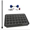 EISCO Atwood Machine Kit & Base - Experiment Components & Magnetic Base - for Studying Newton's Law - Atwood Machine, Right Angle Clamp, String Spool & Spring, Magnetic Base - Visual Scientifics view 1