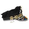 Black Festival hat Captain hat Fashion hat Hand Designed hat Burning Man Style view 3