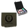 Sofia's Findings Personalized Poker Chip Set - Custom Gifts for Poker Players | ShieldStar Design (Grey) view 1