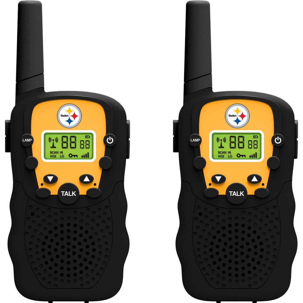Officially Licensed NFL NFL-WT-Pit NFL Team Walkie Talkies (2Piece Set) Pittsburgh Steelers