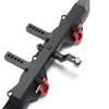 RCLions Aluminum Rear Bumper with Trailer Hitch 2pcs Red Shackles for TRX-4 T4 1/10th RC Crawler Car Upgrades Parts view 4