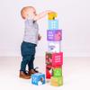 Bigjigs Toys Farmyard Cardboard Stacking Cubes (10 Pieces) view 4
