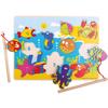 Bigjigs Toys Wooden Magnetic Fishing Fun Game with Rods view 2