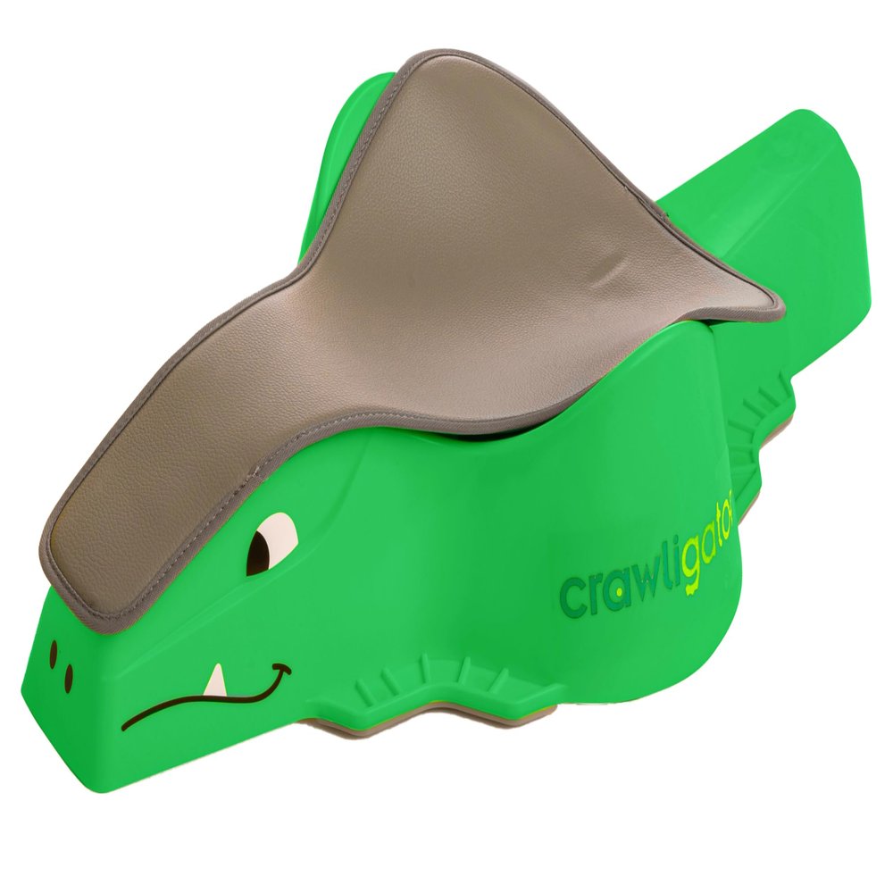 CRAWLIGATOR Tummy Time Mobility Toy for Infants 4-12 Months (Green)