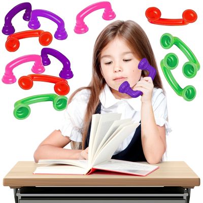 16 Reading Whisper Phones [16 Pack] Auditory Feedback Classroom Manipulative, Speech Therapy Toy Tool - Accelerates Reading Fluency & Pronunciation, Phonic Materials by 4Es Novelty
