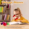 16 Reading Whisper Phones [16 Pack] Auditory Feedback Classroom Manipulative, Speech Therapy Toy Tool - Accelerates Reading Fluency & Pronunciation, Phonic Materials by 4Es Novelty view 4