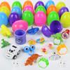 JOYIN 60 Toys Filled Easter Eggs, 2.5 Bright Prefilled Plastic Easter Eggs with 30 Kinds of Popular Toys for Hunt, Basket Stuffers/Fillers, Classroom Prize Supplies view 2