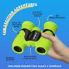 Binoculars for Kids  Perfect Toy for Little Boys and Girls  Extensive Set Incl. Magnifying Glass & Compass  Powerful Magnification 8X21  3 to 12 Year Old Kids for Toddler view 2