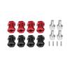 4Pcs RC Car Wheel Hub Adaptor, RC Wheel Hex Hub Metal Adaptor for Hsp Remote Control Crawler Upgrade Part(17mm) view 1