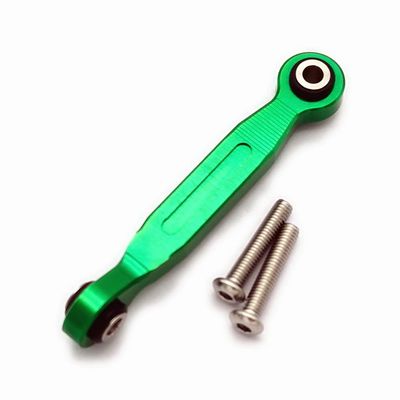 Aluminum Servo Steering Linkage Tie Rod 46MM - 1pc Green for Traxxas 1/5 XMAXX 7747 1/10 MAXX Maxx Slash 8947