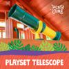 Jack and June Signature Green and Yellow Telescope Playset Attachment Featuring 360 Degree Spin view 2