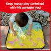 edxeducation Fun2 Play Tray - Infinite Black - Mini Tuff Tray for Kids - Ages 18m+ - Portable Sensory Play for Toddlers view 2