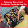edxeducation Fun2 Play Tray - Infinite Black - Mini Tuff Tray for Kids - Ages 18m+ - Portable Sensory Play for Toddlers view 4