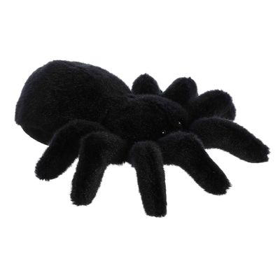 Aurora Adorable Mini Flopsie Tod Tarantula Stuffed Animal - Mini Companions Ready for Playful Adventures - for Kids All Ages, Toddlers, Adults, and Families - Black 8 Inches