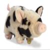 Aurora Adorable Miyoni Tots Pot-Bellied Piglet Spotted Stuffed Animal - Lifelike Detail - Cherished Companionship - Pink 11 Inches view 1