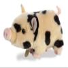 Aurora Adorable Miyoni Tots Pot-Bellied Piglet Spotted Stuffed Animal - Lifelike Detail - Cherished Companionship - Pink 11 Inches view 3