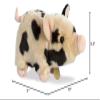 Aurora Adorable Miyoni Tots Pot-Bellied Piglet Spotted Stuffed Animal - Lifelike Detail - Cherished Companionship - Pink 11 Inches view 4