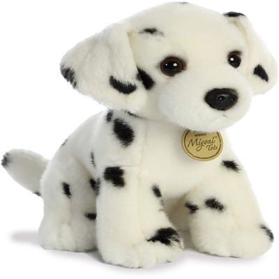 Aurora Adorable Miyoni Tots Dalmatian Pup Stuffed Animal - Lifelike Details Make a Cherished Companion - Perfect for Decorating Bedrooms or Classrooms - White 8 Inches