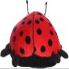 Aurora Adorable Mini Flopsie Ladybug-Ladybird Stuffed Animal - Mini Companions Ready for Playful Adventures - for Kids All Ages, Toddlers, Adults, and Families - Red 6 Inches view 4