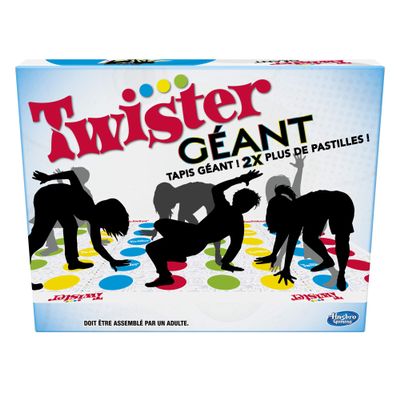 Hasbro Gaming Twister Giant - Funny Skill Board Game - French Version [Exclusive Amazon]