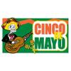 VictoryStore Cinco De Mayo Decorations: Cinco De Mayo Banner - Waterproof Vinyl Banner (4 feet x 8 feet) view 1