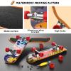 TIME4DEALS Fingerboard Mini Finger Skateboards 12PCS Professional Finger Boards Set Creative Fingertips Movement, Mini Skateboard Starter Kit Finger Sports Party Favors Novelty view 3