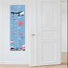 Aquatic Kids Height Growth Chart Childrens Decor Nautical Nursery Set Aquatic 2-Pack Vinyl Growth Chart view 2