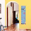 Aquatic Kids Height Growth Chart Childrens Decor Nautical Nursery Set Aquatic 2-Pack Vinyl Growth Chart view 3