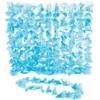 Fun Express Light Blue Lei Flower Necklaces - Set of 12 - Luau, Tiki, Destination Wedding Party Supplies view 1