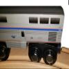Amtrak Diner Wooden Train Superliner Dining Car 4.25 inch Compatible with Other Railroads view 2