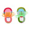 Toyvian Children Shoelace Threading Toy 2Pcs Toddler Lacing Shoes Educational Activity Early Learning Aid for Hand-Eye Coordination and Patience Development view 1