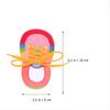 Toyvian Children Shoelace Threading Toy 2Pcs Toddler Lacing Shoes Educational Activity Early Learning Aid for Hand-Eye Coordination and Patience Development view 2