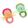 Toyvian Children Shoelace Threading Toy 2Pcs Toddler Lacing Shoes Educational Activity Early Learning Aid for Hand-Eye Coordination and Patience Development view 3