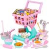 Battat  Play Circle  Shopping Cart & Grocery Set for Kids  Toy Food  Play Kitchen  Pretend Play  3+ Years view 1