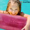 Playtek Giant Pool Float Ring, Large Round Pink Glitter Swim Tube, Durable Floats for Swimming on Beach, Pool, Water Sports view 3
