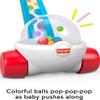 Fisher-Price Baby & Toddler Toy Corn Popper Blue Push-Along with Ball-Popping Action for Infants Ages 1+ Years, 2-Piece Assembly view 3