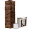 GoSports 3 ft Large Wooden Toppling Tower - Includes Bonus Rules with Gameboard - Choose Your Style view 1