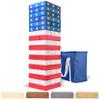 GoSports 5 ft Giant Wooden Toppling Tower - Includes Bonus Rules with Gameboard - Choose Your Style view 1