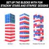 GoSports 5 ft Giant Wooden Toppling Tower - Includes Bonus Rules with Gameboard - Choose Your Style view 3