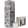 GoSports 3 ft Large Wooden Toppling Tower - Includes Bonus Rules with Gameboard - Choose Your Style view 1