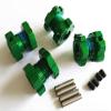 Aluminum Splined 17mm Wheel Hubs Hex Adaptar -4pcs Green for Traxxas 1/10 E REVO 2.0 VXL 8654 7758 view 1