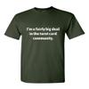 Funny Tarot Shirt - Tarot Reader Gift - Big Deal in The Tarot Card Community Forest Green view 1