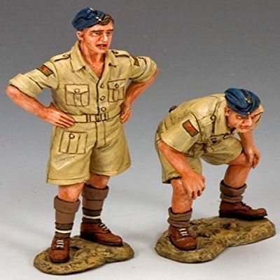King & Country Royal Air Force RAF050 British Desert Erks 1:30 Scale Pewter