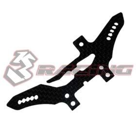 3 Racing SAK-F50 FF 2014 Yoga Graphite Front Shock Tower (Three Racing)